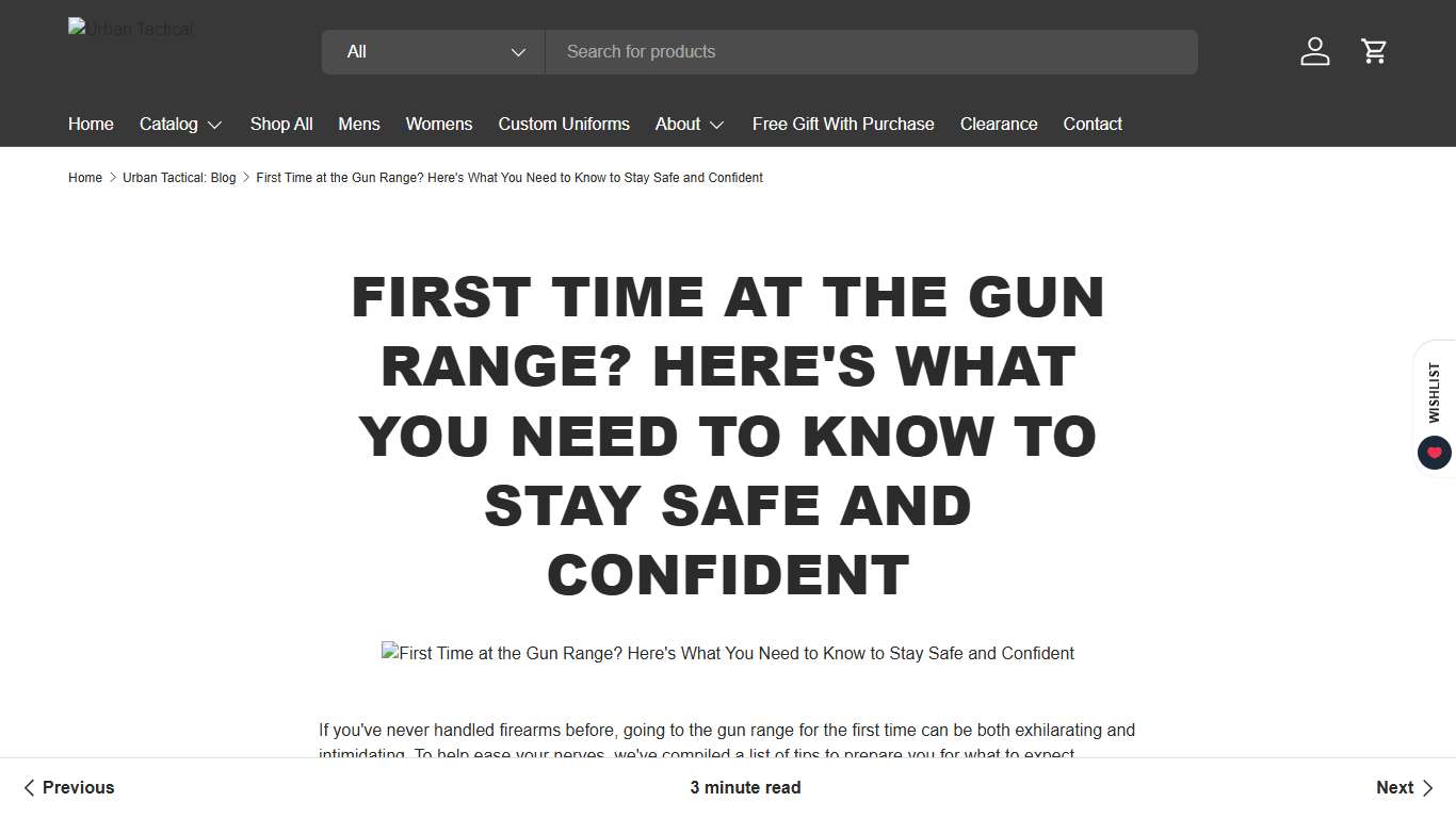 First Time at the Gun Range? Here's What You Need to Know to Stay Safe – Urban Tactical