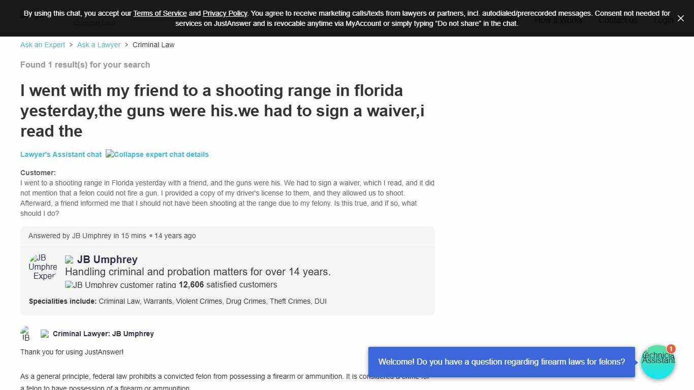 Felon Shooting at Range: Legal Waiver and Liability Questions