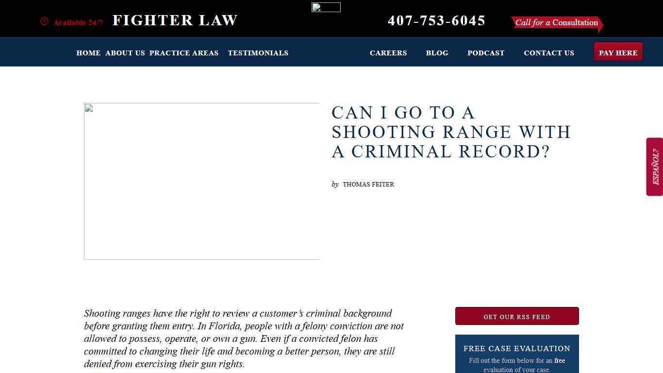 Can I Go to a Shooting Range with a Criminal Record? - Fighter Law